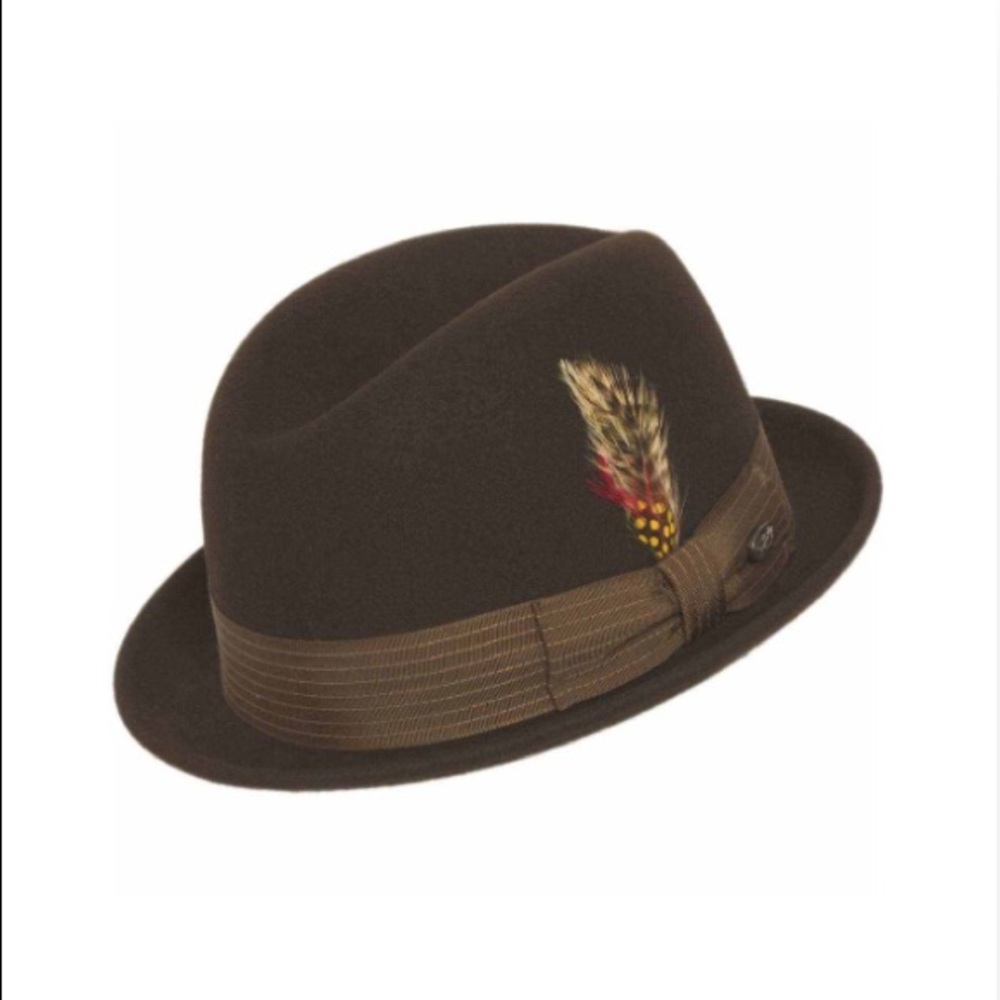 Bailey Jamison Tino Wool Felt Trilby Fedora Hat